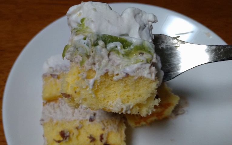 あずき抹茶ケーキ